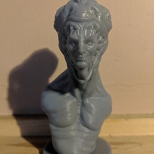 parasite art la créature réaliste scifi alien d'horreur le buste monstre 3d print model - Mito3D