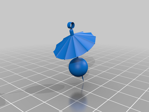 parasol eye halloweenxcults 3d print model - Mito3D