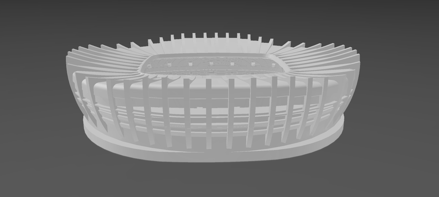 parc fürsten paris stadion druckbar psg park heilige germain 3d print model - Mito3D