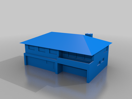 parents house 3d print model - Mito3D