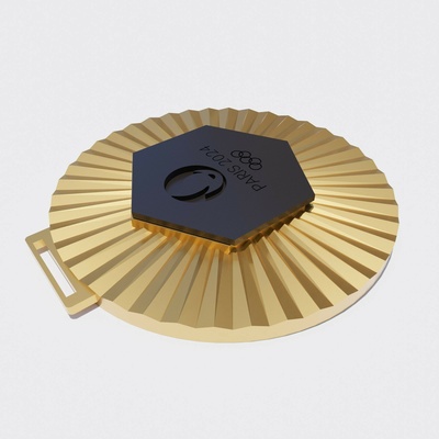 parís olímpico medalla 3d print model - Mito3D