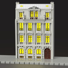 hôtel parisien de l'architecture circuit électrique du train la construction modèle décision décor diorama haussmann paris 3d print model - Mito3D