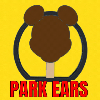 park ears ice cream disney ear mickey mouse bound magic parks wdw walt world animal kingdom epcot hollywood studio 3d print model - Mito3D