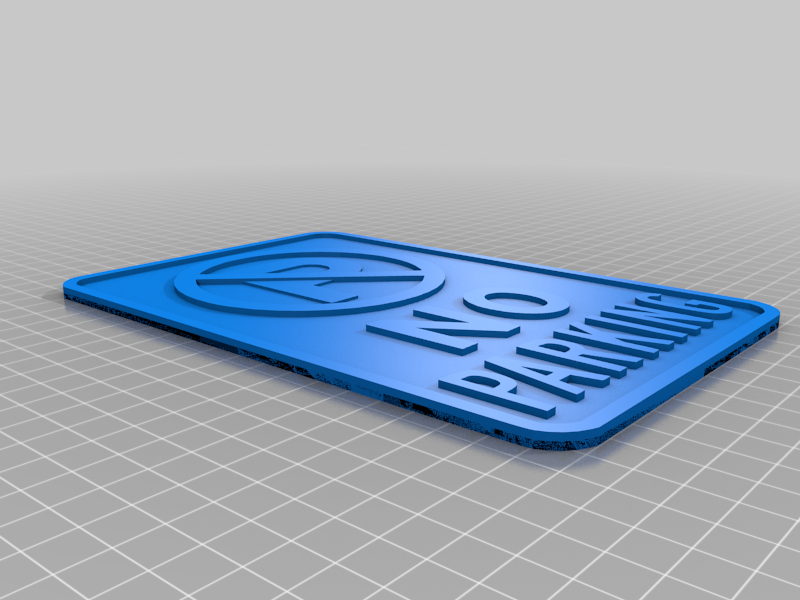 otopark işaret Uluslararası sembol Sanat Emniyet işaretler logolar 3D print model - Mito3D