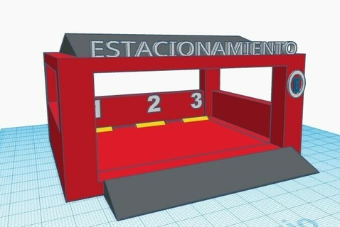 parking Architecture scale 3d print model - Mito3D