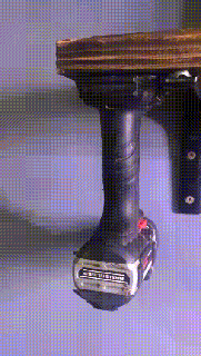 parkside 20v universal undershelf tool holder angled mount drill 3d print model - Mito3D