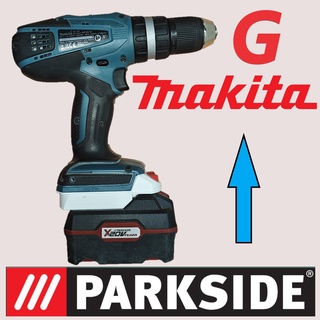 Parkside Makita Serie x20team Batterie Adapter 3d print model - Mito3D