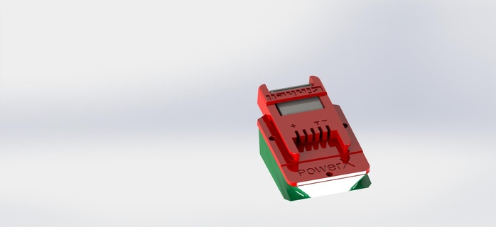 parque x20 bateria Einhell maquinas adaptador ferramenta stl 3mf impressão 3d print model - Mito3D
