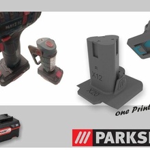 parque x20 x12 bateria broca equipe Ferramentas 3d print model - Mito3D