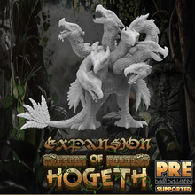parliament hydra - multi headed bird game giant terror dinosaur beast monster dungeons dragons rpg expansion hogeth jungles chocobo modular worlds 3d print model - Mito3D