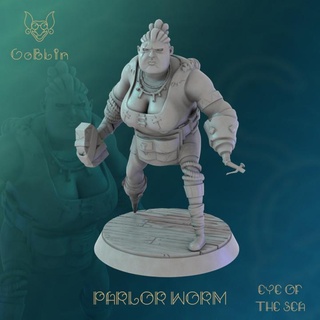 parlor worm - eye sea Game 3dminiature dnd dndcharacter dndminiature tabletop 3dprinting figurine fantasy ttrpg rpg boardgame highdetail games toys miniatures figurines aarakocra 3d print model - Mito3D