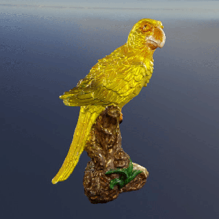 parrot parrot birds bird  3d print model - Mito3D