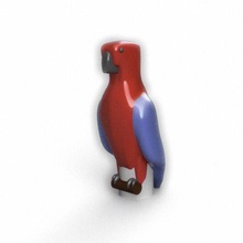 pappagallo ara Lego animale giocattolo 3d print model - Mito3D