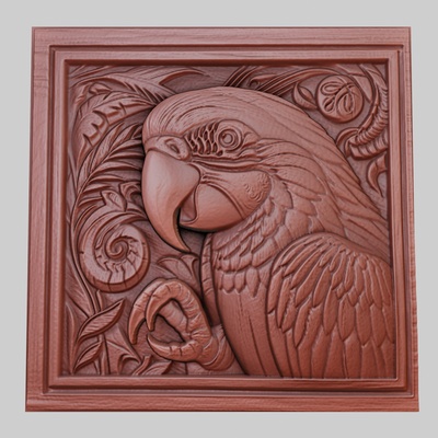 papagei gespräche 3d drucker modell tier obj stl kunst 3dmodel skulptur tierwelt säugetier vogel reptil raubtier pflanzenfresser meereslebewesen natur druckbar linderung yeggi mito3d 3d print model - Mito3D