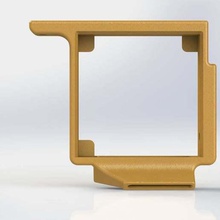 cadre ventilateur de refroidissement press-fit i3 mega outil simple partie minimaliste minimes fan le anycubic L'imprimante 3d pièces 3d print model - Mito3D
