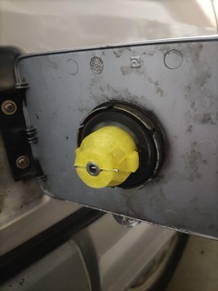 parte carburante porta serratura citroen bx 3d print model - Mito3D