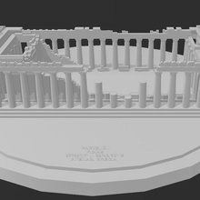 Parthenon griechisch Kultur Halotbuilding Architektur Realitäthalot Architekturwettbewerb Griechen Tempel Vertrauen 3d print model - Mito3D