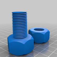 parts tool bolts nuts ring simple spare 3d print model - Mito3D