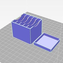 pièces tiroir processeur boîte 3d print model - Mito3D