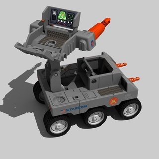 parts starcom m-6 railgunner canon repair spaceship toys vehicle toy game 3d print model - Mito3D