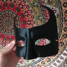 festa maschera demone moda corna 3d print model - Mito3D
