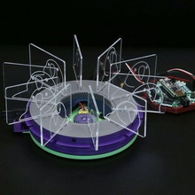 partido loro zoótropo herramienta acrílico carrusel grillo bricolaje diy electrónica motor robótica 3d print model - Mito3D