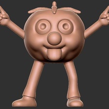 party tomato character 3d print model - Mito3D