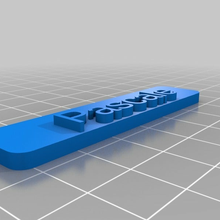 pascale customized signs_logos 3d print model - Mito3D