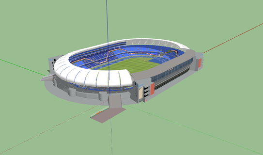 pascal guerrero olímpico estádio América cali 2023 futebol nfl nba mlb nhl Colômbia 3d print model - Mito3D