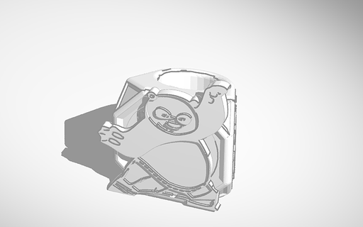 bestehen poo Kunfu Panda Schal 3d print model - Mito3D