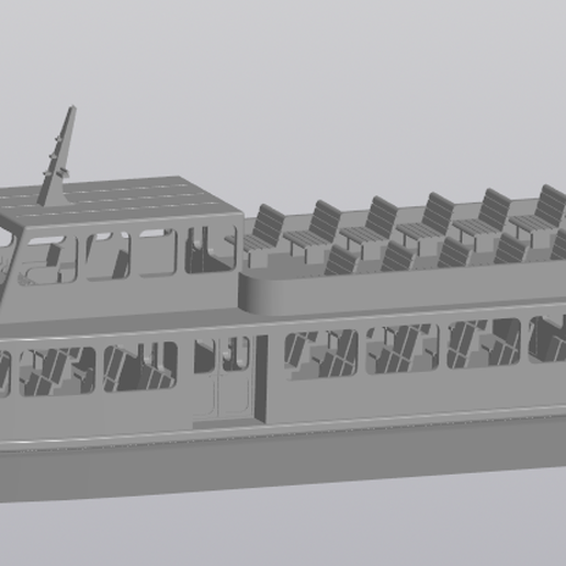 passageiro barco 3D print model - Mito3D