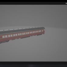 passenger coach locomotives 3d print model - Mito3D