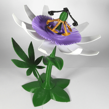 passionflower add art passion flower table decor 3d print model - Mito3D