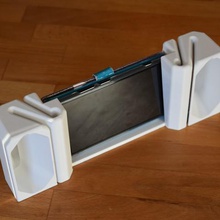 passive smartphone speaker home loud hp 3d print model - Mito3D