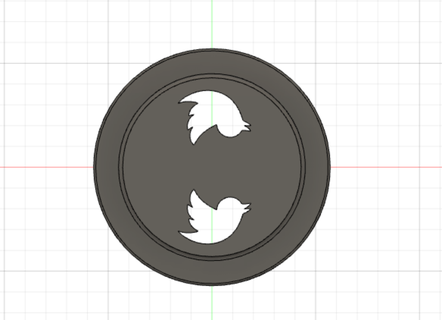 pasta creatore twitter incolla Viva uccello 3d print model - Mito3D