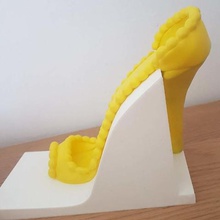 pastry heel shoe holder home mould pastry-making bakary cake oven cuisine dough sugar erection shape stand footwear shoes kitchen 3d print model - Mito3D