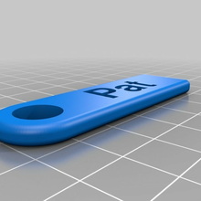 pat key chain customized accessories 3d print model - Mito3D