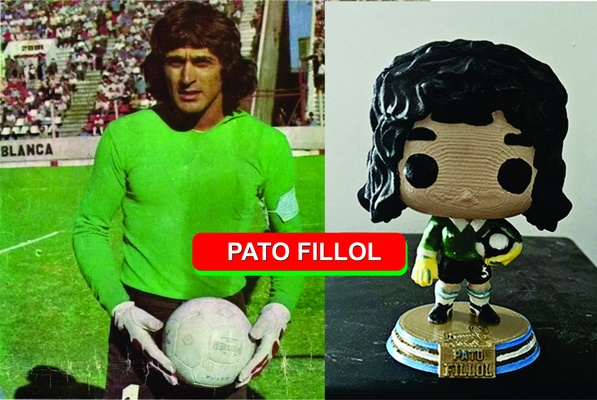 pato filleul ubald mathilde argentine 1978 étoile fifa football monde mascotte tasse sport balle champion canard kempes brésil maradona messi 3d print model - Mito3D
