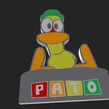 Pato Pfote Pocoyo 3d print model - Mito3D