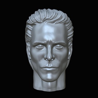 patrick bateman testa 1 6 americano psicopatico tv mostrare figurina attore dalla mano squillare sconosciuto cose scultura sculture 3dmodel 3dprint 3d print model - Mito3D