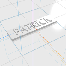 patrick letters name male 3d gift 3d print model - Mito3D