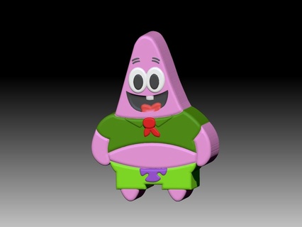 Patrick star katı şampuan kalıp sabun pompa banyo bombaları bombası basın yıldızı sünger bob Nickelodeon karikatür 3d print model - Mito3D