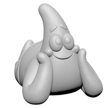 patricio estrella bob esponja art animal de la animación carácter escultura figura mar las estrellas patrick 3d print model - Mito3D