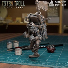 patsy pre supported gioco dnd miniatura minis mini dungeon draghi 32mm tytantroll miniature patreon Corriere 3d print model - Mito3D