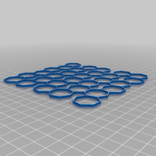 pattern art 7 geometric geometry grid honeycomb sacred math 3D print model - Mito3D