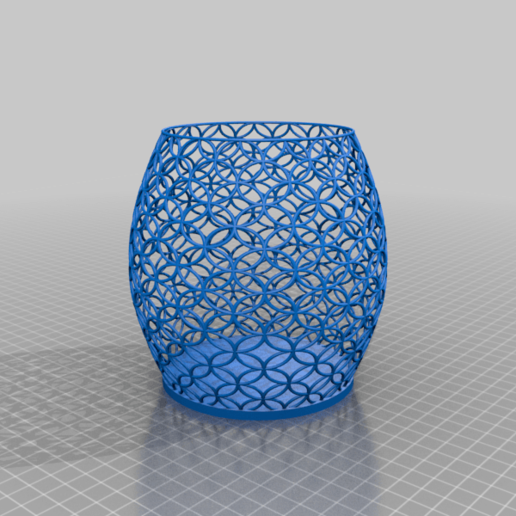 pattern4 ev dekor vazo kap kase 3D print model - Mito3D