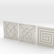 padrão de montanhas-russas a casa 3d print model - Mito3D