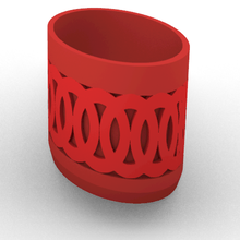 pattern flower pot v4 flowerpot box toy gadget 3d print model - Mito3D