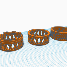 pattern rings jewelry ring 3d print model - Mito3D