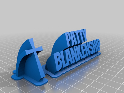 patty blankenship Home customized office home work desk 3d print model - Mito3D